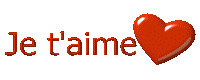 Gif animé coeur je t'aime